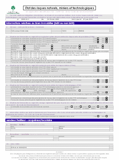 comment remplir ernt