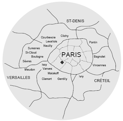 Notre zone d'intervention habituelle : Paris, Boulogne, S&egrave;vres, St-Cloud, Meudon, Issy, Vanves, Levallois, Neuilly, Clichy, Courbevoie, Puteaux, Suresnes, Malakoff, Gentilly, le Kremlin, Ivry