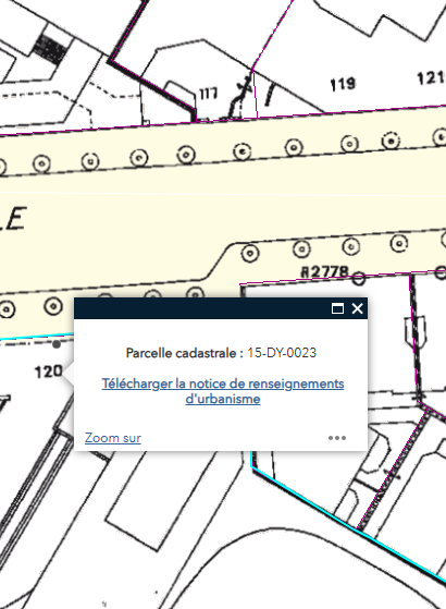 zonage des risques selon la Mairie